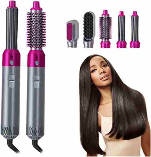 ✨ 5-in-1 Electric Hair Styling Tool Set! 💁‍♀️🌪️