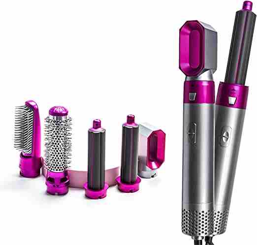 ✨ 5-in-1 Electric Hair Styling Tool Set! 💁‍♀️🌪️