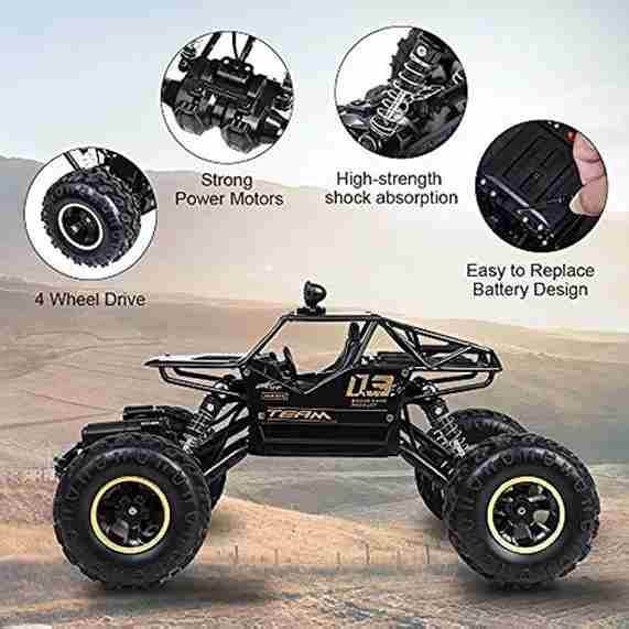 "🚗 Mini Rock Crawler: 4WD Remote Control Dirt Drifter! 🏁"
